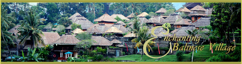 Enchanting Balinese Village - Kamandalu Resort and Spa - Ubud, Bali