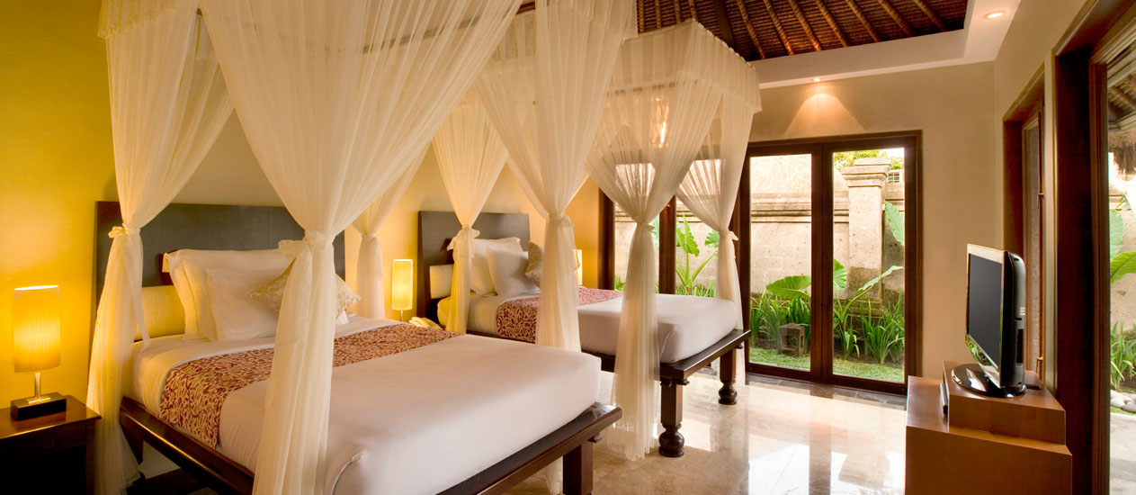 Villa 126 Secondary Bedroom, Two Bedroom Pool Villa, Kamandalu Ubud, Bali - resort villas