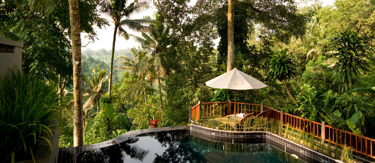 Villa 125 Exterior, Two Bedroom Pool Villa, Kamandalu Ubud, Bali - luxury resort and spa