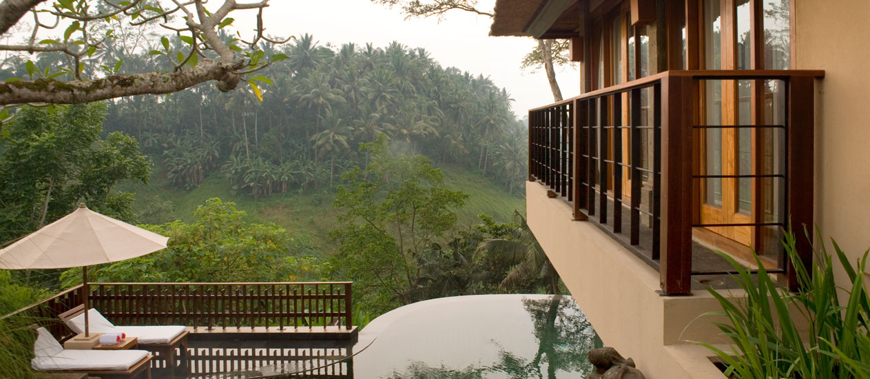 Private Pool Villa with valley view, Kamandalu Ubud, Bali